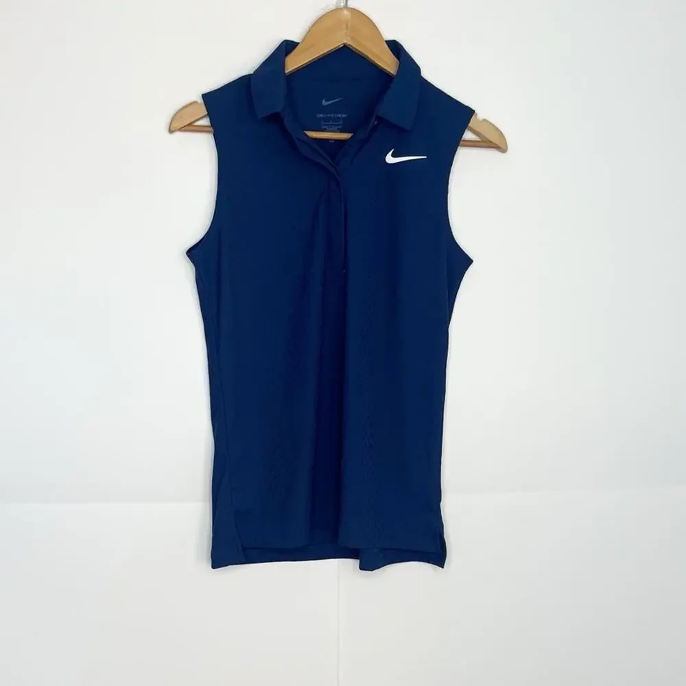 Nike Womens Sleeveless Polo Size Small